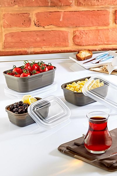 Smartware Set of 3 Storage Containers