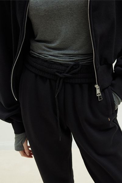 Suud Collection Black Cossie Jogger Tracksuit