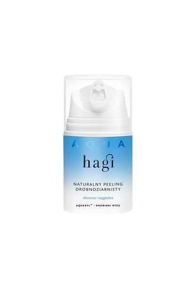 Hagi Aqua Zone Gentle Rice Scrub 50 ml - Gentle peeling with rice particles