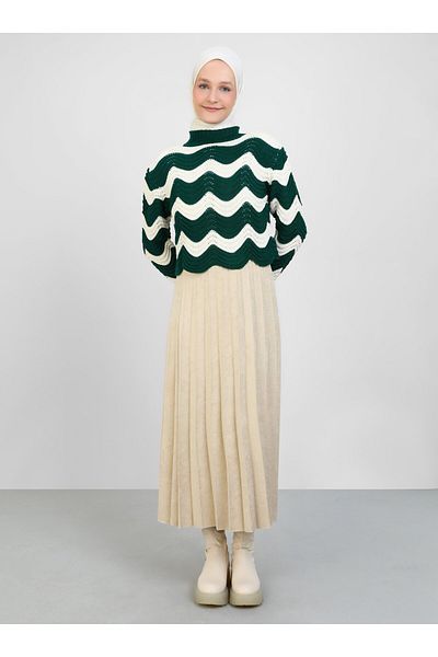 Por La Cara Knitwear Tunic - Emerald Green - Por La Cara