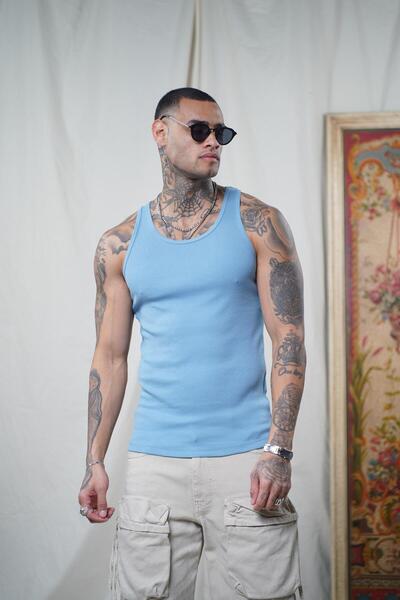 king brich Slim Fit Kaşkorseli Esnek Düz  Erkek Sporcu Atlet