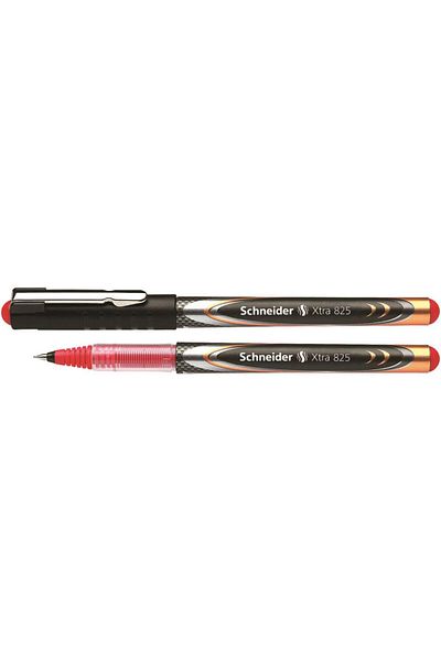 SCHNEIDER 825 Rollerball Pen Extra Ball Tip 0.5 mm Red Scx032 (10 Lu Box)