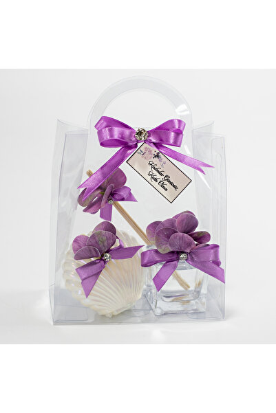 ARDIÇ Kadınlar Günü Hediyesi Çanta Seti – İstiridye Mum ve Okyanus Oda Kokusu...