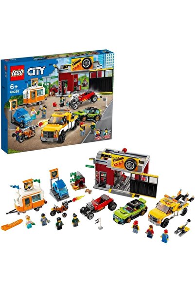 LEGO مجموعة بناء ورشة تيونينغ سيتي 60258 (897 قطعة)
