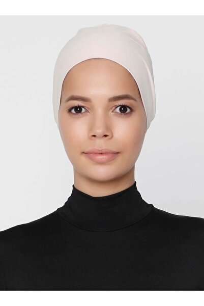 Tuva Bone XL Bağcıklı Bone - Açık Bej -