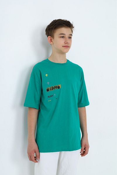 Toontoy Boy's Game Play Printed T-Shirt