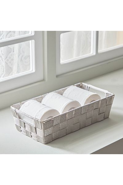 Home Box Strap Basket - 32x16.5x8.5 cm