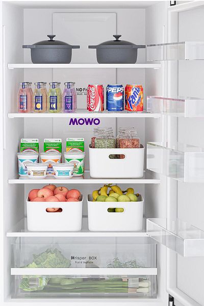 Mowo Home 9.5 Lt Freezer Box - 3-Piece Fridge with Storage Box, Organizer and Organizer