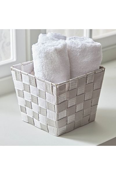Home Box Strap Storage Basket - 19x19x16 cm