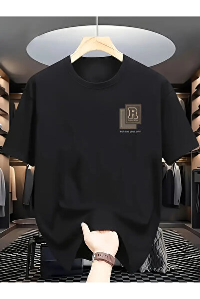 Nebulaa Tekstil Ανδρικό μπλουζάκι NEBULAA New York με στάμπα - Μοντέρνο και ά...