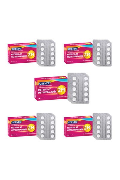 Osende 2m Odt Methylfolate & Methylcobalamin, 5 Swallowable Tablets