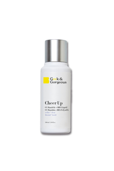 GEEK & GORGEOUS Geek & Gorgeous Cheer Up - οξύ τονωτικό προσώπου 6% mandelic acid + BHA, 100 ml