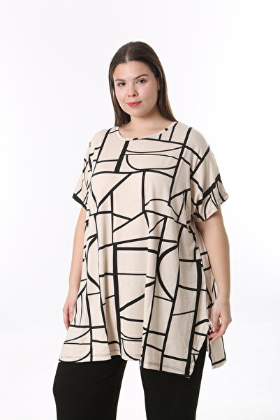 XL Modam TUNICĂ MĂRIME MARE CU OCAZIUNE DIGITALĂ PENTRU FEMEI