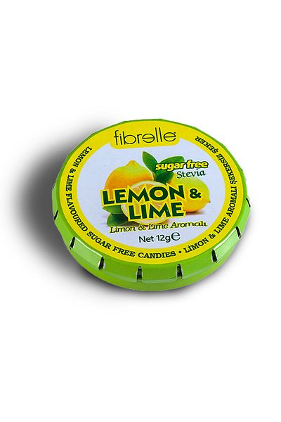 Fibrelle Set of 24 Lemon Stevia Sugar Free Candy