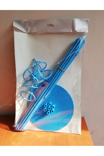 Cadde Süs Set of 7 Blue Balloon Stand