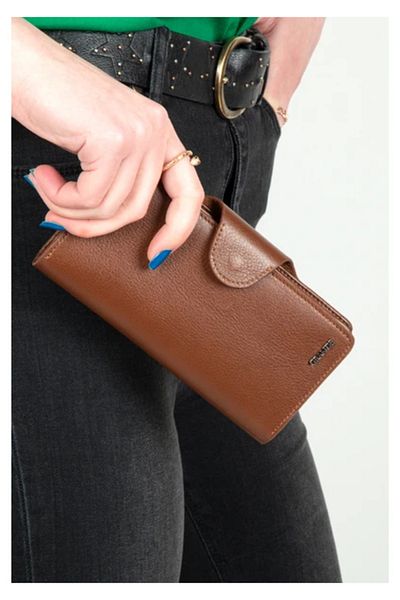 Grande Tan Genuine Leather Unisex Wallet 2644