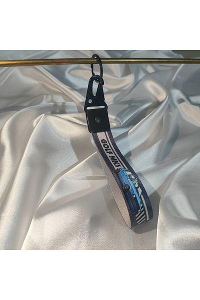 CEBECİOTO Golf Mk1 Cloth Keychain Kali̇Teli̇ Auto-Moto Accessory 19cm Ci̇Ft Sided Print