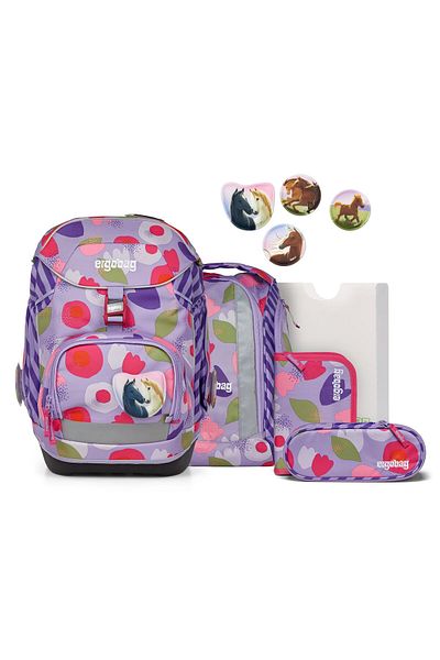 Ergobag Pack Schulranzen-set 6tlg. Inkl. Klettie-set