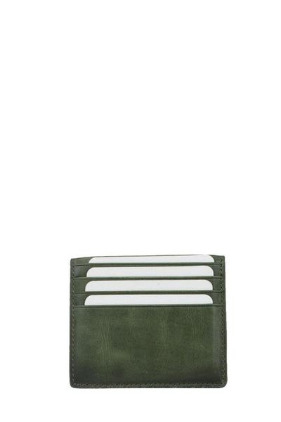 Grande Green Genuine Leather Men's Card Holder Wallet - 762