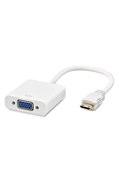 HADRON Hdx7771 Hdmi Mini To Vga F Çevirici 1080P Beyaz