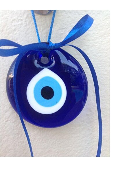 312 KONSEPT 200 броя 4 см перфорирани стъклени мъниста „Зло око“ - украса за ...