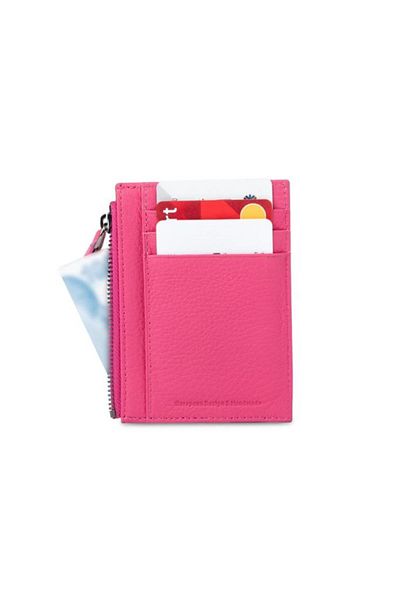 Grande Fuchsia Genuine Leather Card Holder - Model 853