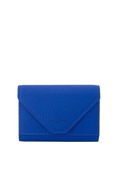 Grande Blue Genuine Leather Card Holder - 846