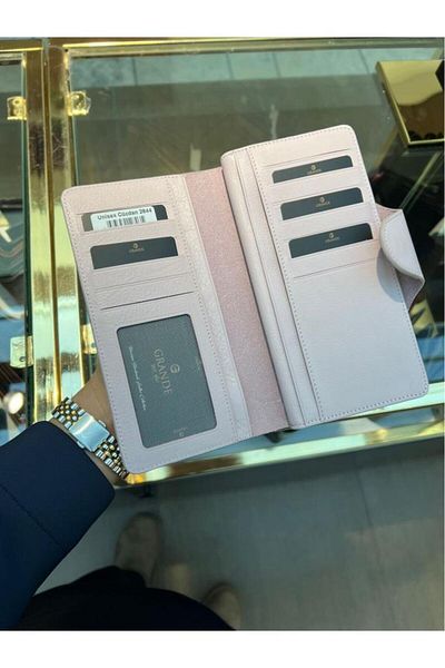 Grande Unisex Genuine Leather Wallet - Powder 2644