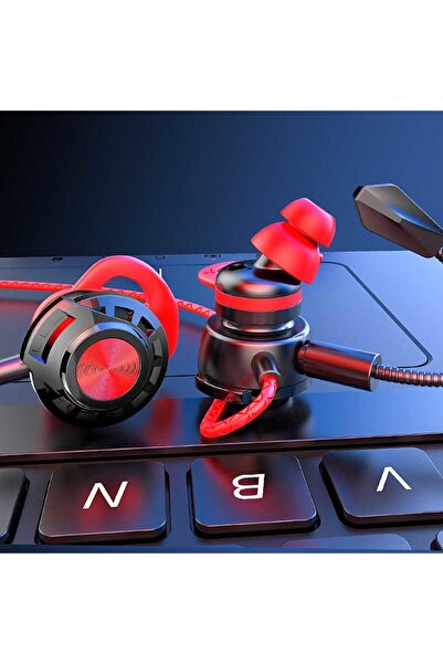 Rampage Proud Rm-k36 Kırmızı Kablolu Kulak Içi Oyuncu Kulaklığı