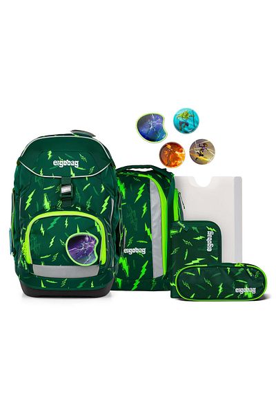 Ergobag Set ghiozdan 6 buc. Include set de scai