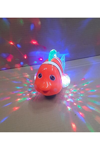 Prestije Pilli Sesli Işıklı Muzikli Turuncu Balık Nemo Oyuncak