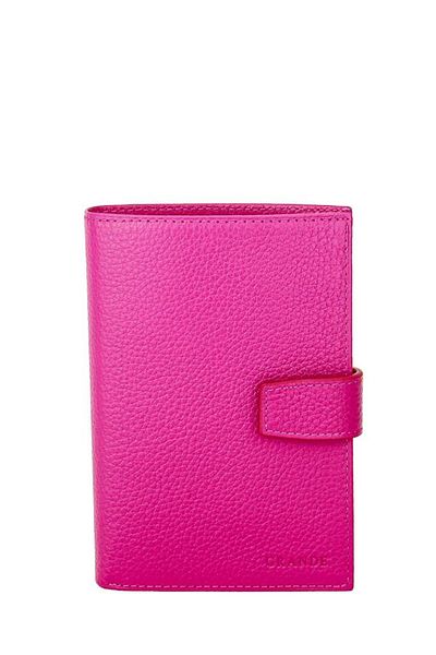 Grande Men's Fuchsia Wallet - Genuine Leather, Model 2462