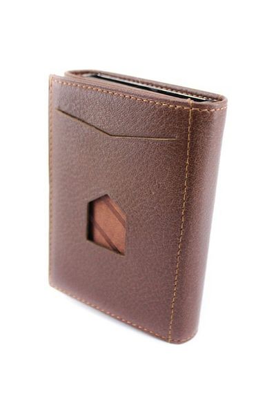 Grande Genuine Leather Men's Wallet Brown 752