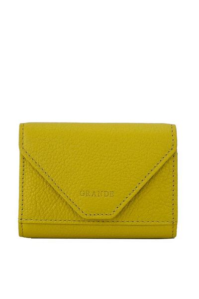 Grande Yellow Genuine Leather Card Holder - 846