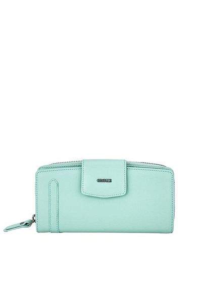 Grande Water Green Genuine Leather Women's Wallet - 2714