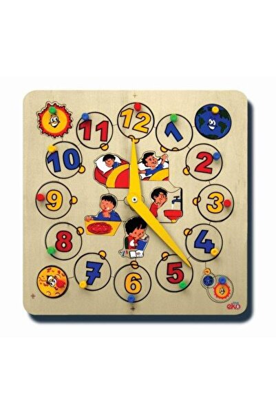 EKO Saat Kadranı Günümüz Ahşap Bozyap