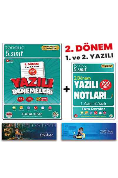 Tonguç Yayınları 5. Sınıf 2. Dönem Yazılı Denemeleri - 2. Dönem Yazılı Notlar...