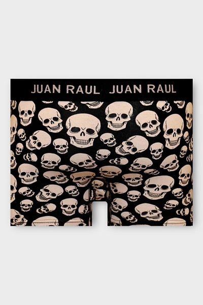 Juan Raul Skull Patterned Men's Boxers - Db217
