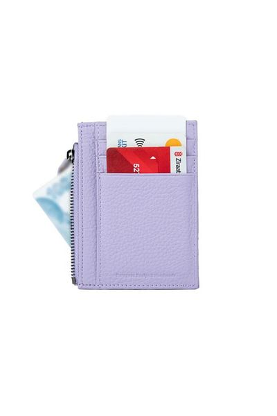 Grande Lilac Genuine Leather Card Holder - Model 853