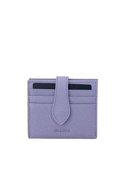 Grande Lilac Genuine Leather Card Holder - 800 Model