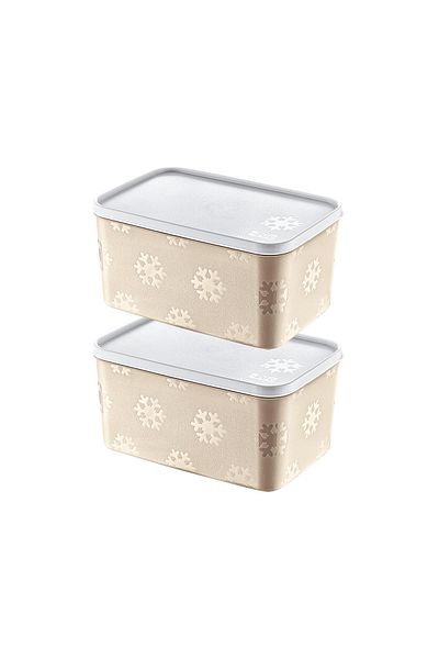 Smartware Latte 2600 ml - Set of 2 No Frost Storage Containers