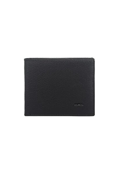 louisiana polo Чорний чоловічий гаманець з натуральної шкіри - D.C. 9106