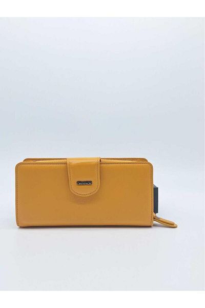 Grande Yellow Genuine Leather Women's Wallet - 2723