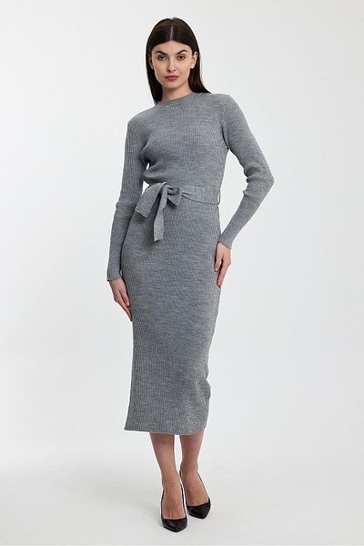 ALEXANDERGARDI Rochie lungă din tricotaj cu nervuri (A92045-S)