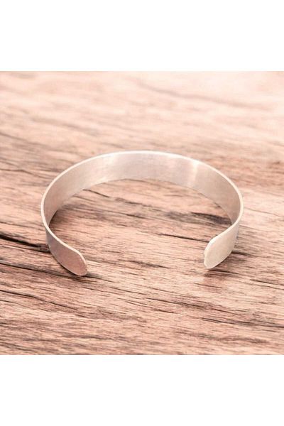 yerlikaya bakır Flat Bracelet (11mm Width) Pure Copper Bracelet