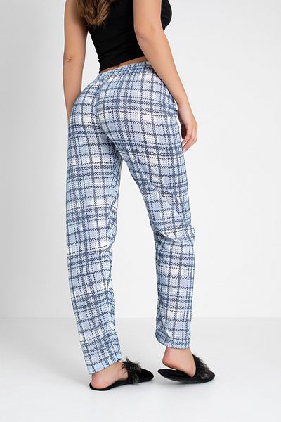 DONEX Pantaloni de pijama de damă cu imprimeu din țesătură groasă