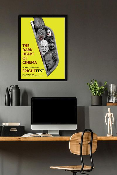 Saturn The Silence of the Lambs Framed Painting - Movie Poster Painting
