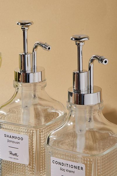 Mirilliahome Σετ σαμπουάν, μαλακτικού και σαπουνιού Clear Glass - 500 m