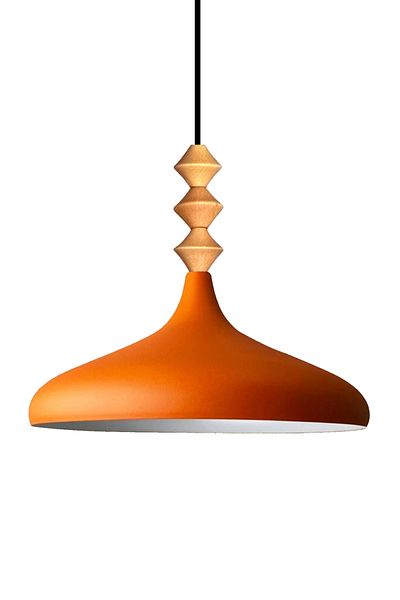 Bamyum Champion 35 cm Hängelampe Metall E27 Orange
