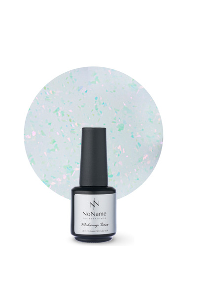 NO NAME Professional Rainbow Base Coat - No 1– Renkli, Işıltılı ve Güçlü Tutu...